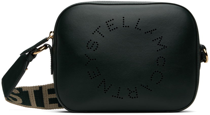 Torba za čez ramo Stella McCartney Stella McCartney Logo Crossbody Bag Zelena | 700266W8542