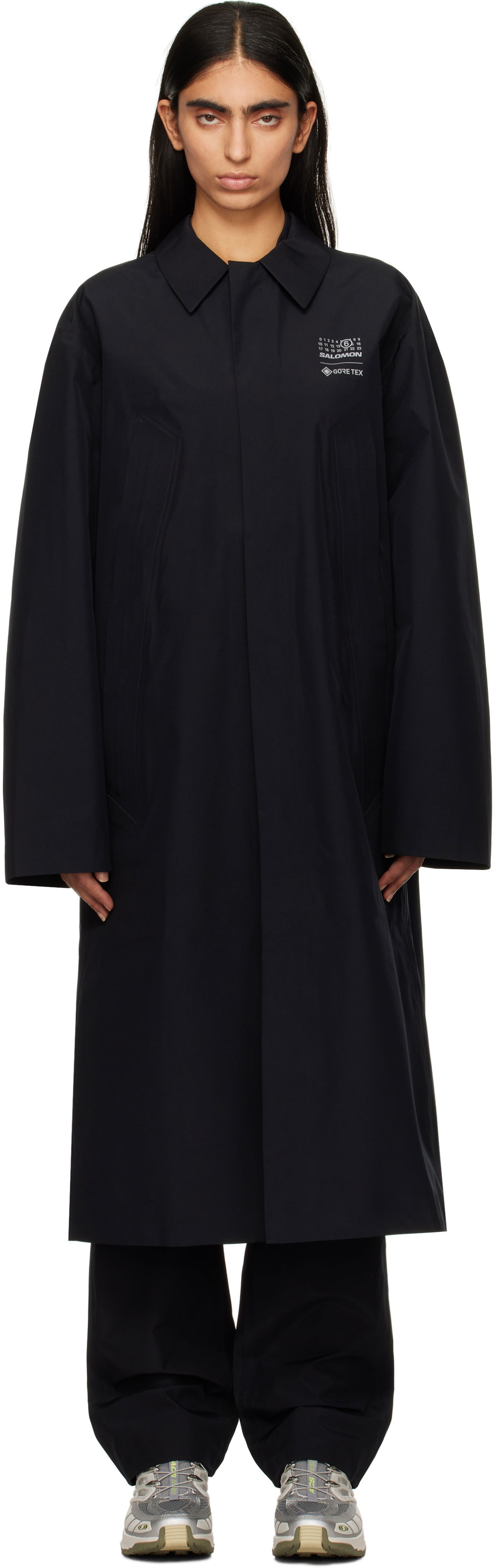 Dežni plašč Maison Margiela Outerwear Trench Coat Črna | S52AH0077 M35200, 0