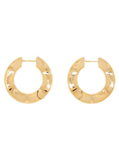 Uhani Bottega Veneta Hoop Earrings Bež | 741369 VAHU0