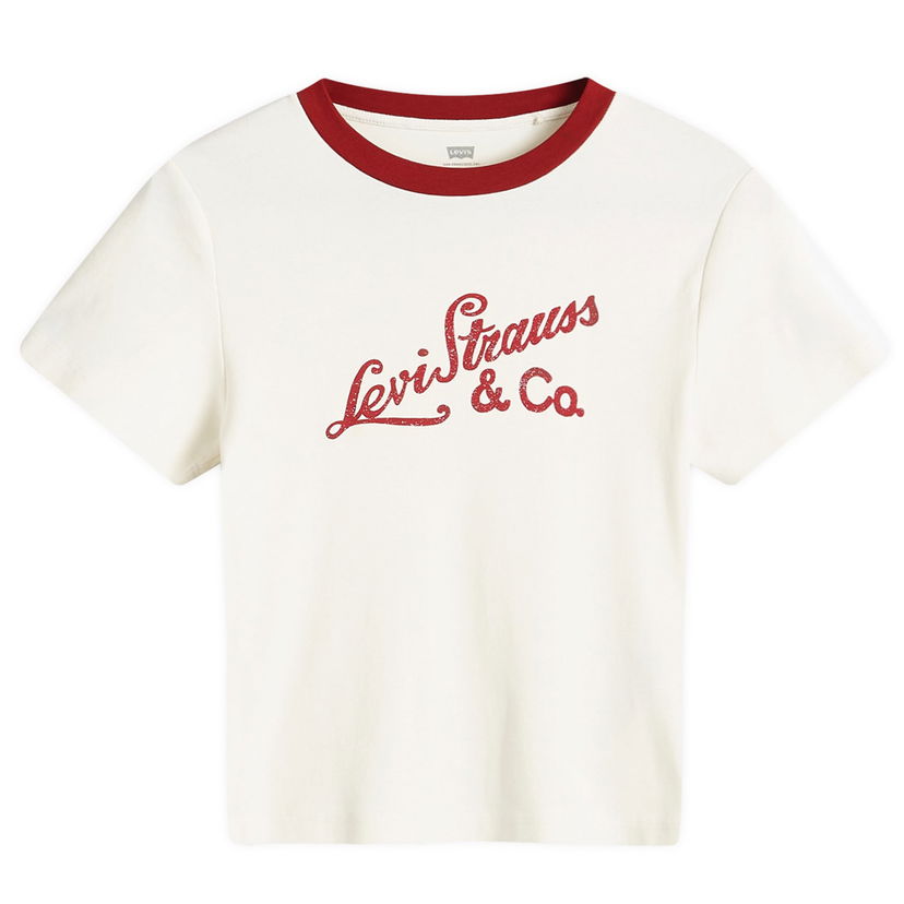 Majica Levi's Women's Logo Graphic T-Shirt in White, Size X-Small | END. Clothing Bela | A8798-0023