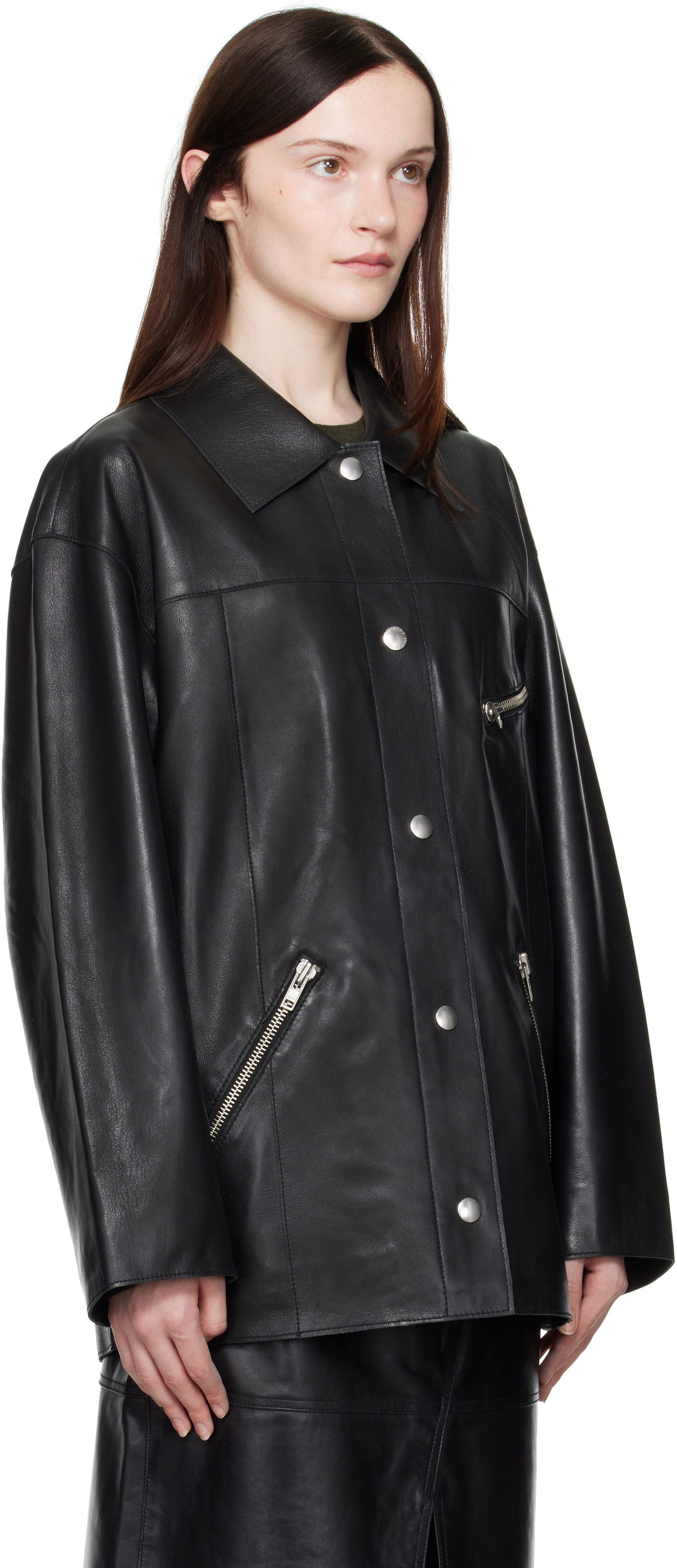 Jakna STAND STUDIO Stand Studio Elisia Leather Jacket Črna | 66383-7800, 1