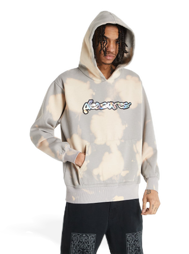 Pulover Pleasures Decay Hoodie Bež | P22SP029 bleach