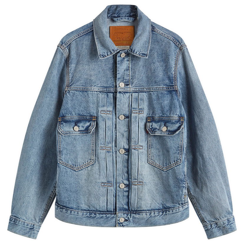 Jakna Levi's Red Tab Exclusive Selvedge Type 2 Trucker Jacket Size S Modra | A7632-0014-BLU