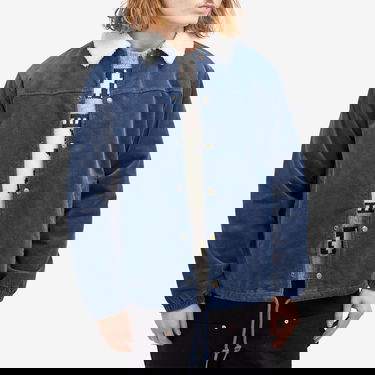 Jakna BEAMS Corduroy Boa Jacket, Size Large Modra | 1118-1836-791-75, 2