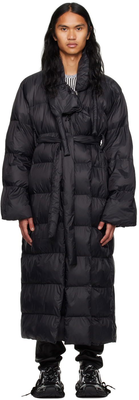 Puhovka Ottolinger Ottolinger Laced Puffer Coat Črna | 0901601S