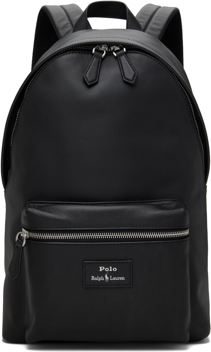 Nahrbtnik Polo by Ralph Lauren Polo Ralph Lauren Smooth Leather Backpack Črna | 405962452001