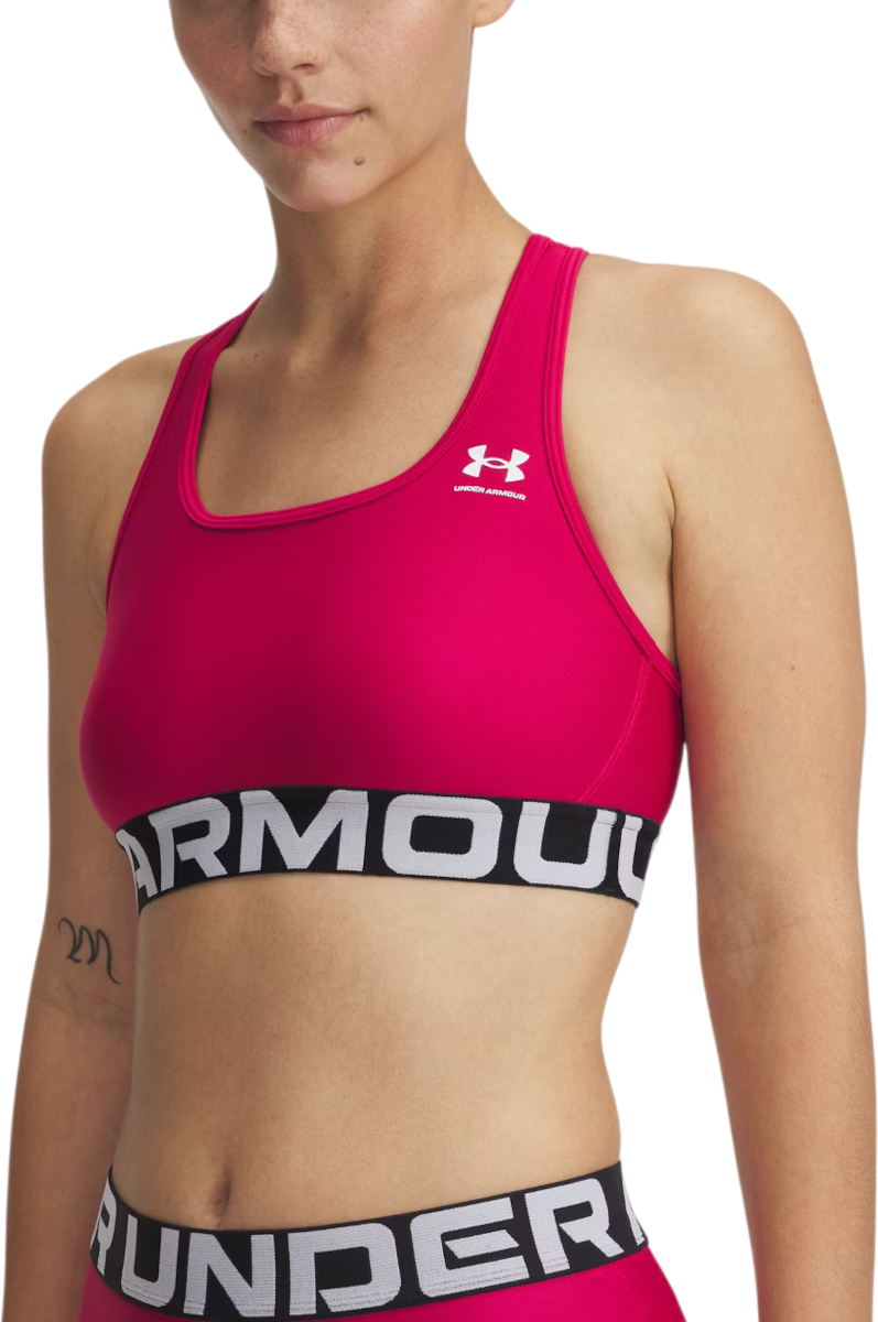 Modrček Under Armour Under Armour HG Mid Branded Sports Bra Roza | 1383544-681