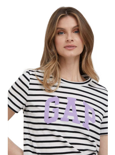 Majica GAP Logo Tee Večbarvna | 616788.001BLACKWH