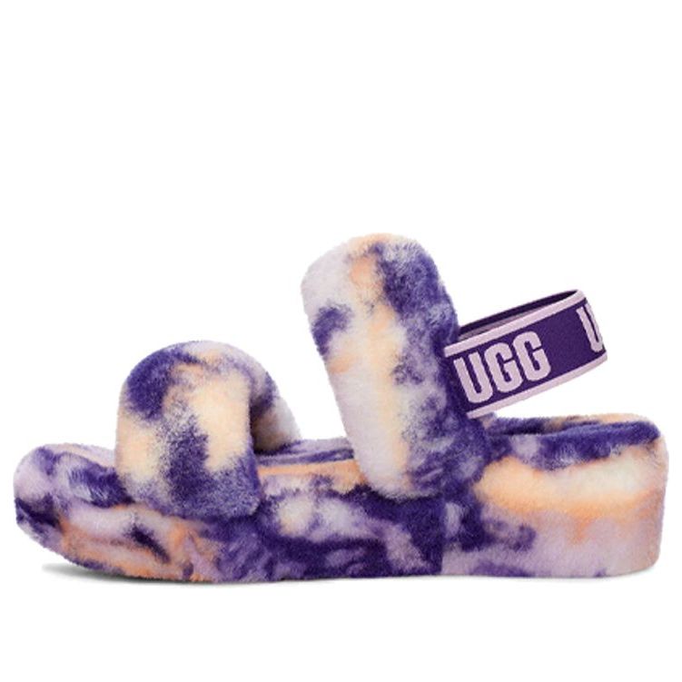 Superge in čevlji UGG Oh Yeah Tie-Dye Platform Slides Lila | 1122555-VNGH, 0