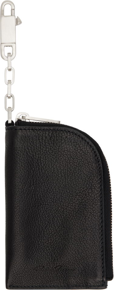 Denarnica Rick Owens Rick Owens Concordians Hook Wallet Črna | RA02E0718 LBU, 0