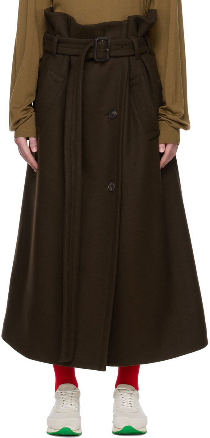Krila The Row The Row Benito Maxi Skirt Rjava | 6504-W2249