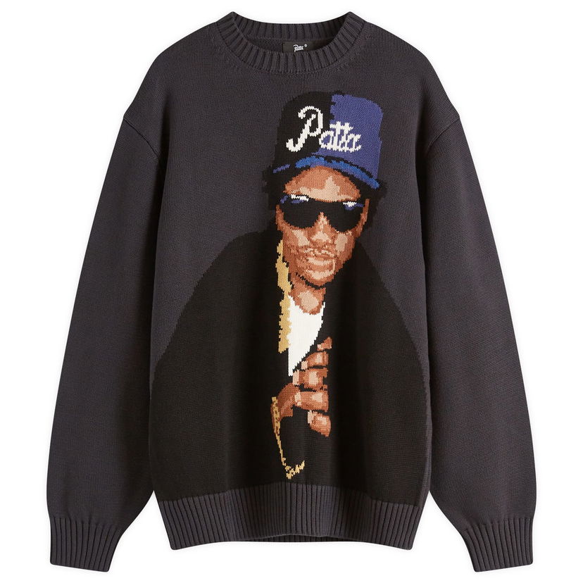 Pleteni pulover Patta Patta Old School Knit Jumper Siva | POC-SS25-7000-324-0006-086