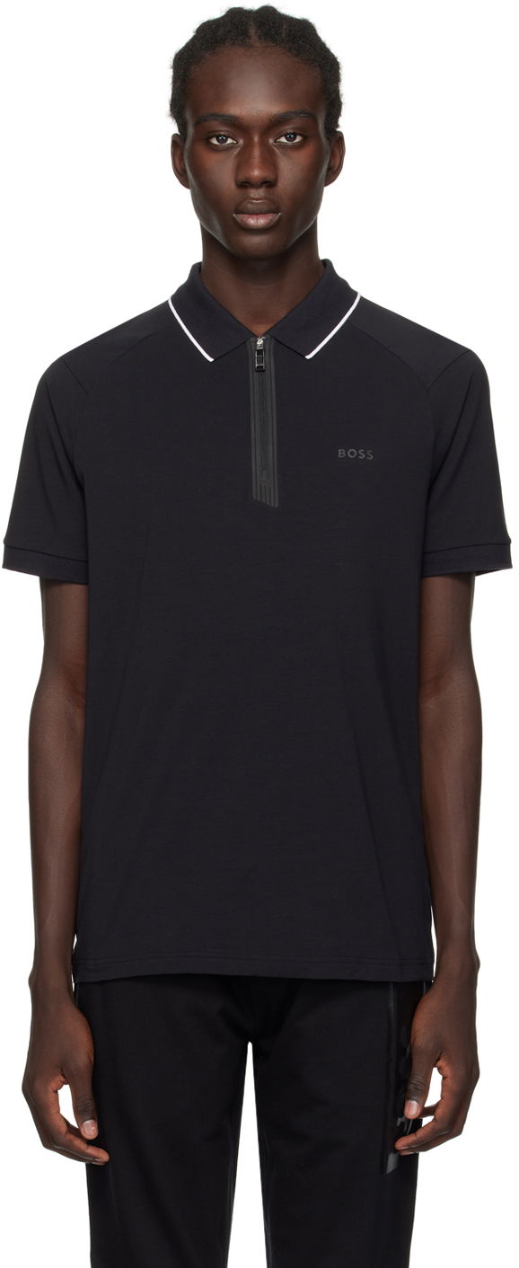 Polo majica BOSS Slim-Fit Polo Črna | 50505800