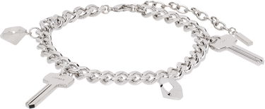 Zapestnica We11done Charm Chain Bracelet With Keys Kovinski | WD-AJ3-24-530-U-SV, 0