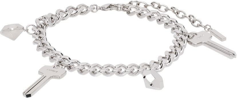 Zapestnica We11done Charm Chain Bracelet With Keys Kovinski | WD-AJ3-24-530-U-SV