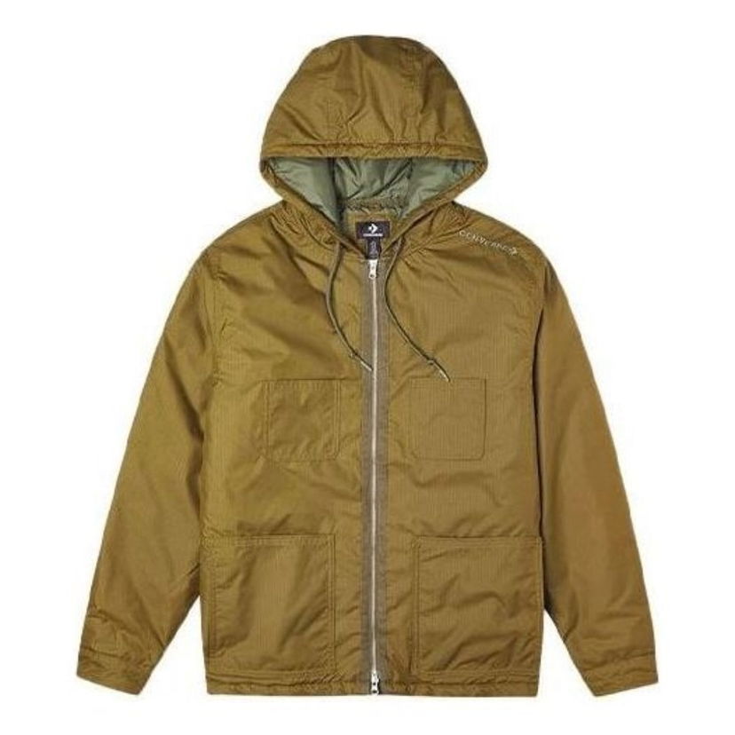 Parka Converse Men's Quilted Hooded Chore Coat Zelena | 10021637-A02