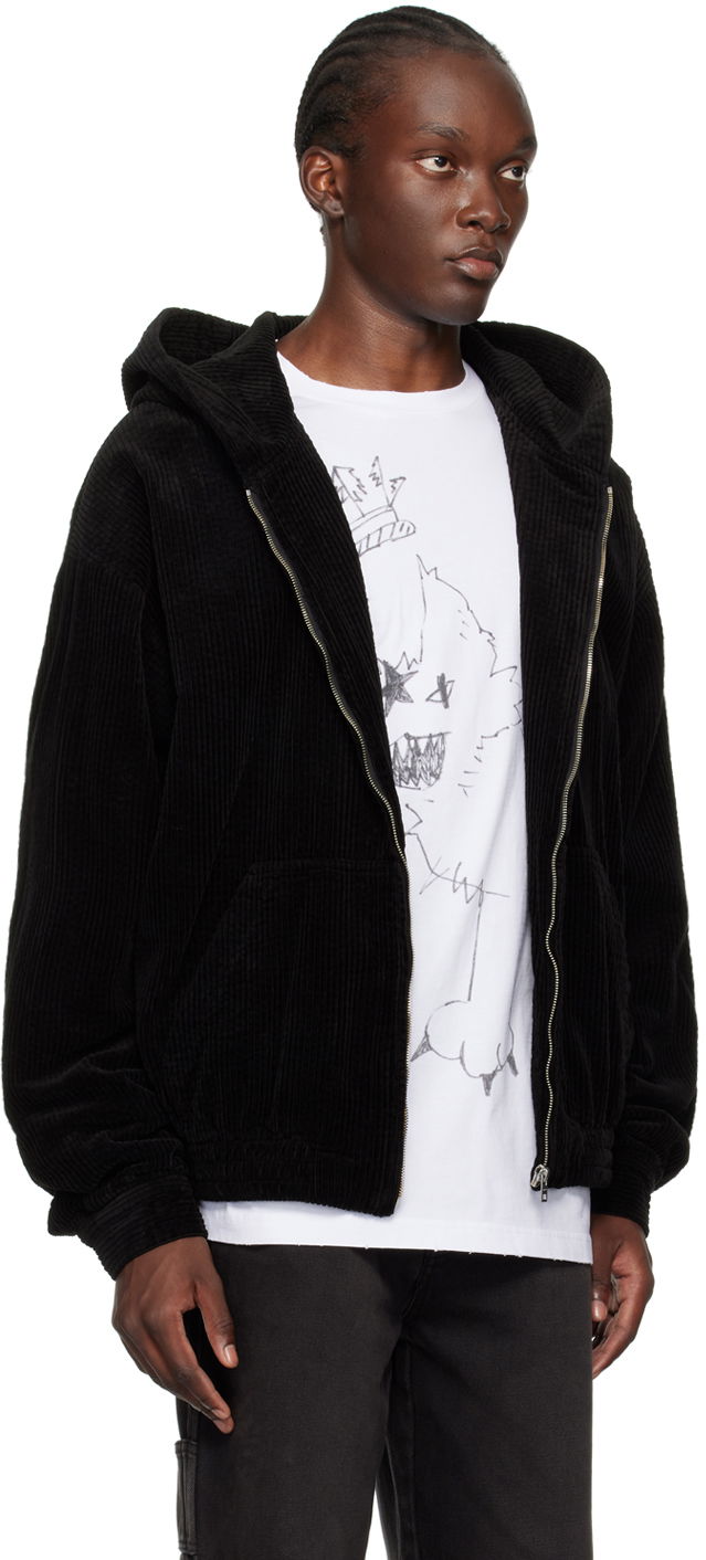 Pulover We11done We11done Zip-Up Hooded Jacket Črna | WD-JP2-24-083-M-BK, 1