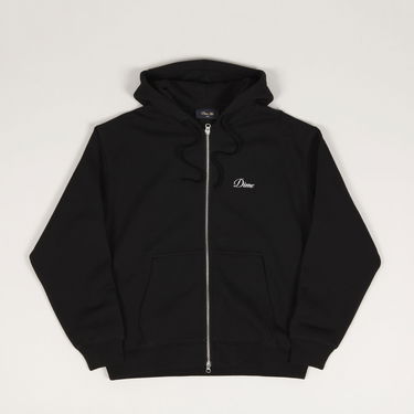 Pulover Dime Dime Cursive Zip Hoodie Črna | DIME2SP2547BLK, 0