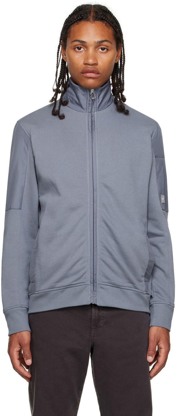 Pulover Paul Smith PS Paul Smith Zip Track Jacket Siva | M2R-437Y-L21116-43D
