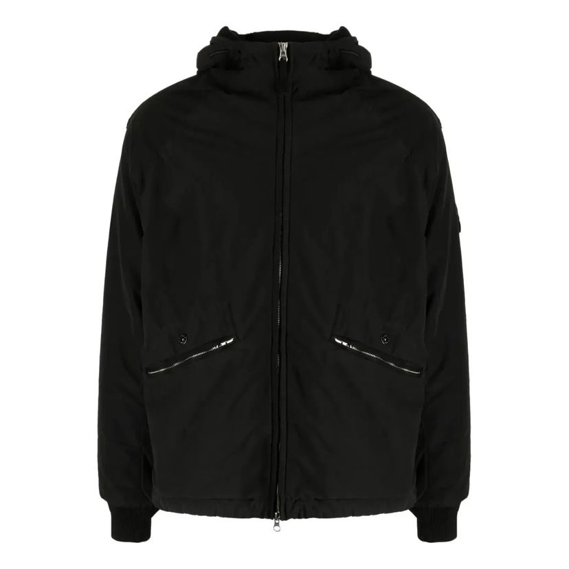 Parka Stone Island Hooded Jacket Črna | 791541631-V0029