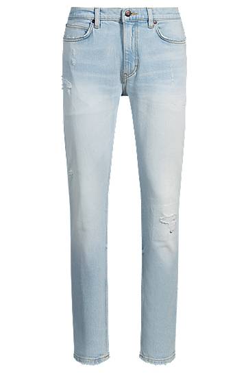 Kavbojke BOSS Extra Slim Fit Stretch Jeans Modra | 50537687