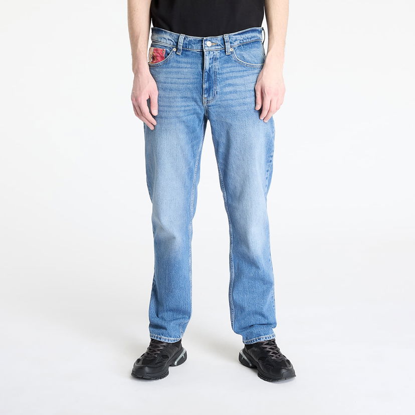 Kavbojke Tommy Hilfiger Tommy Jeans Ryan Slim Straight Jeans W32/L34 Modra | DM0DM21858 1A5