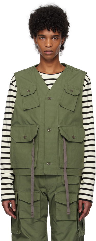 Telovnik Engineered Garments Engineered Garments C-1 Field Vest Zelena | 25S1C010, 0