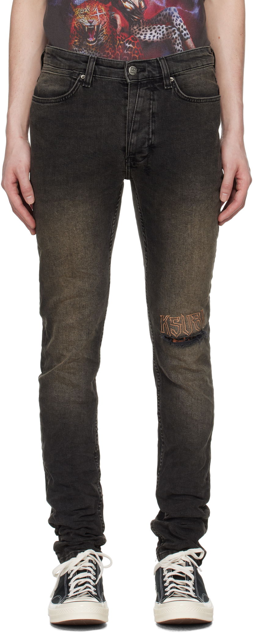 Kavbojke Ksubi Ksubi Van Winkle Jeans Črna | MSP25DJ032