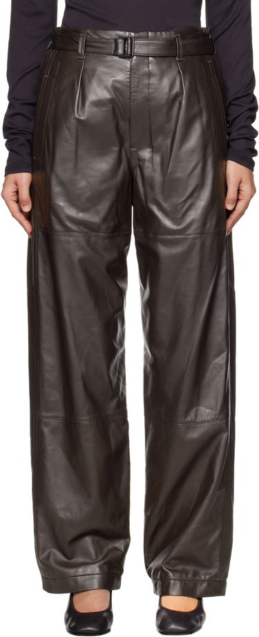 Hlače LEMAIRE Drawstring Parachute Pants Črna | PA1145 LL0094, 0
