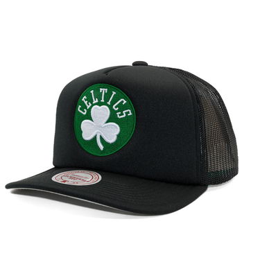 Kapa Mitchell & Ness Mitchell & Ness Hidden Trucker Hat Boston Celtics Črna | HT11408-BCEBLCK, 0