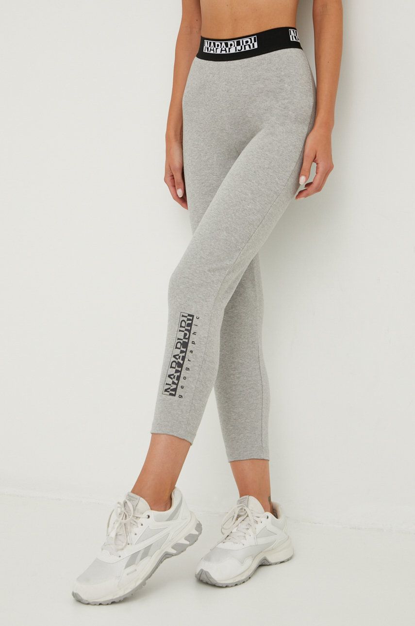 Pajkice Napapijri M-Box Leggings 4 Siva | NP0A4GKT1601, 0