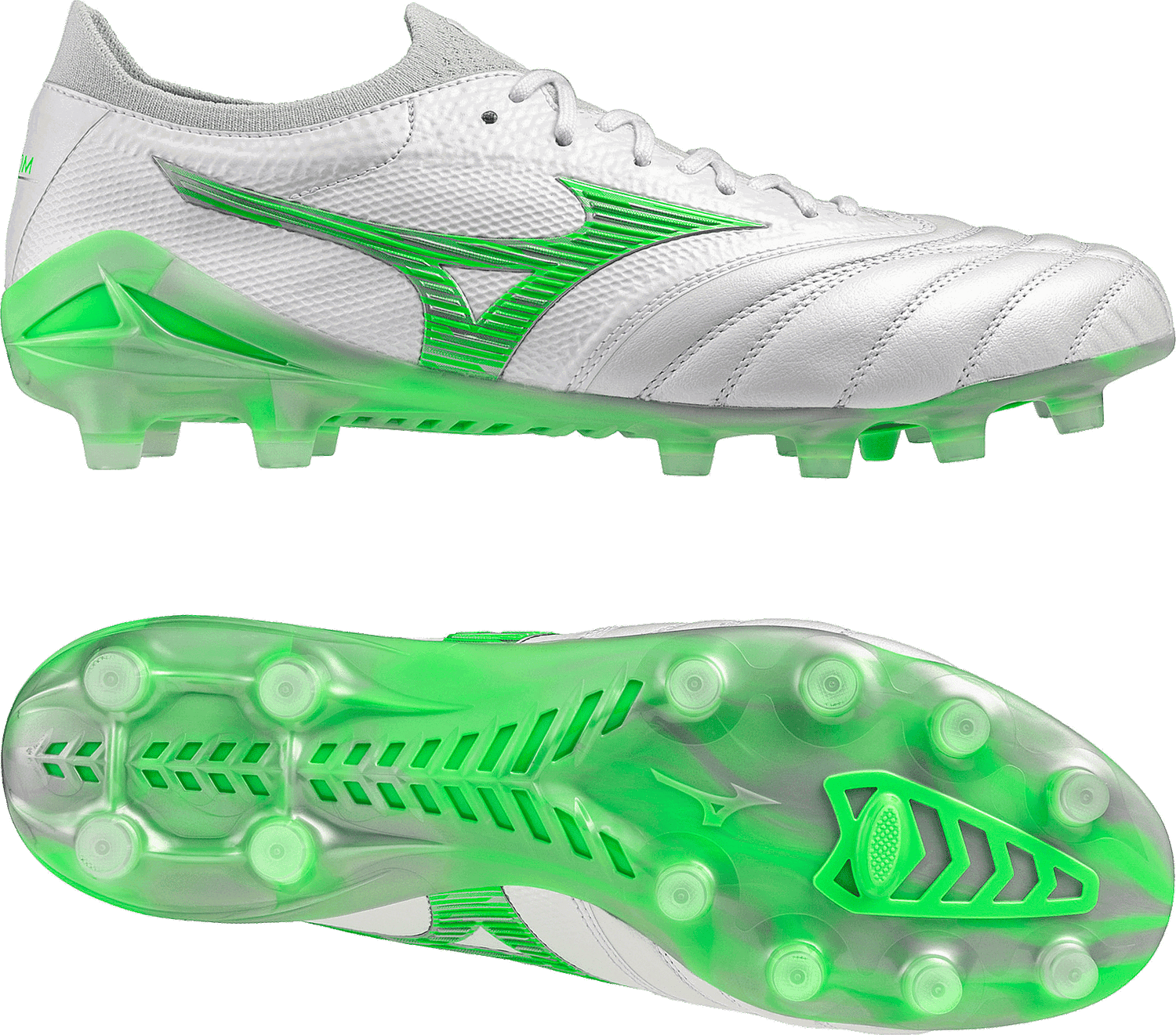 Superge in čevlji Mizuno Mizuno Morelia Neo IV Beta Made in Japan FG Bela | p1ga2540-37, 1