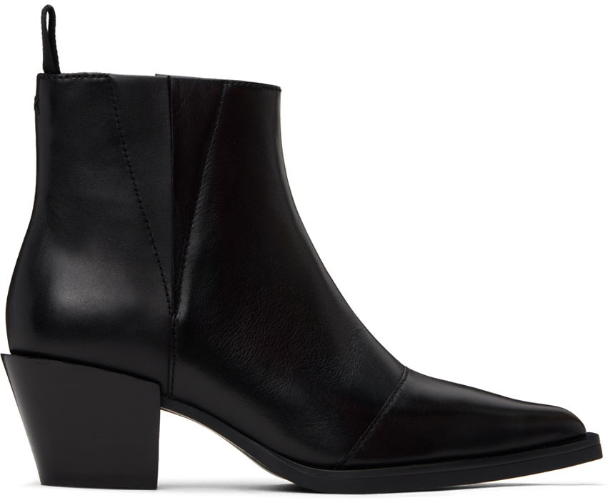 Oblačila rag & bone rag & bone Dart Leather Ankle Boots Črna | WFF24FF024LE24, 0