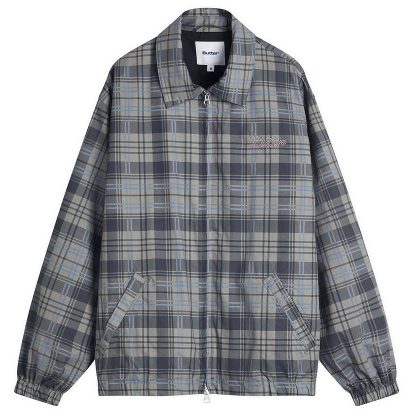Vetrovka Butter Goods Jive Plaid Jacket Siva | BG252602-PLA