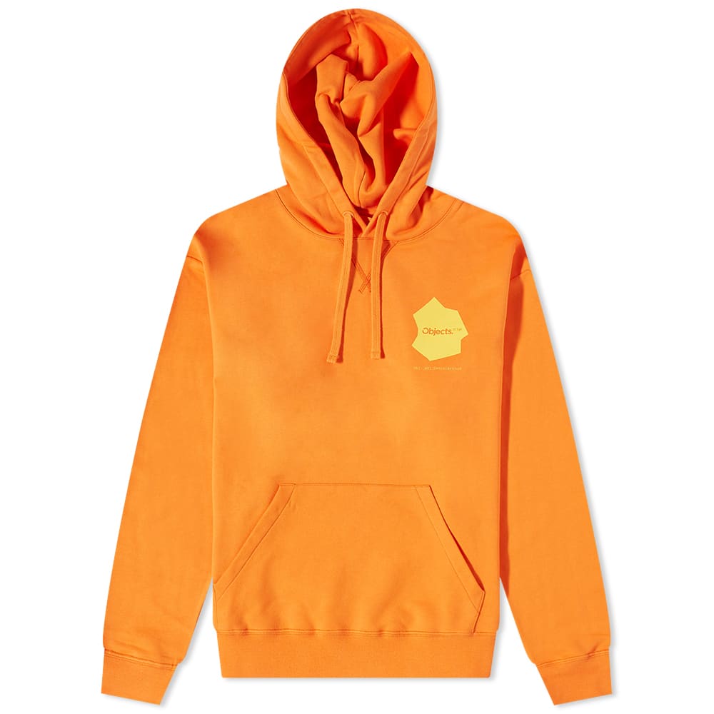 Pulover Objects IV Life Continuity Print Hoodie Oranžna | OBJ-001-110-21, 0