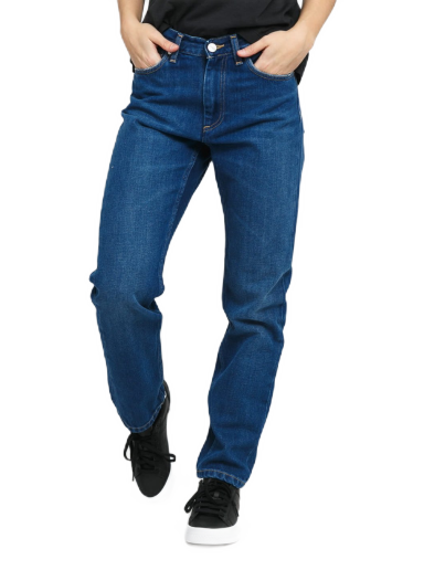 Kavbojke Carhartt WIP Page Carrot Ankle Modra | I027402.01.38.