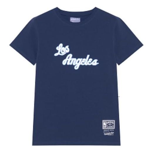 Majica Mitchell & Ness Mitchell & Ness Los Angeles Lakers NBA Team T-Shirt Mornarica | MN23SSSXT001