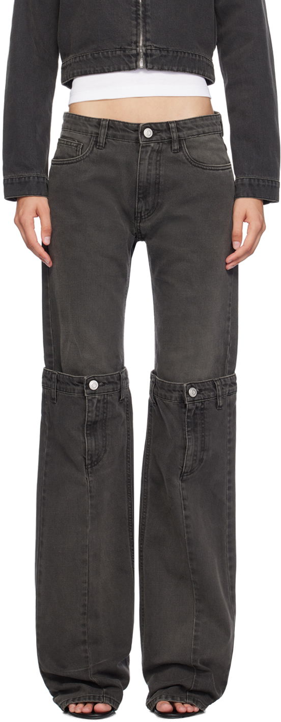 Kavbojke Coperni Coperni Open Knee Jeans Črna | COPP55F2004, 0