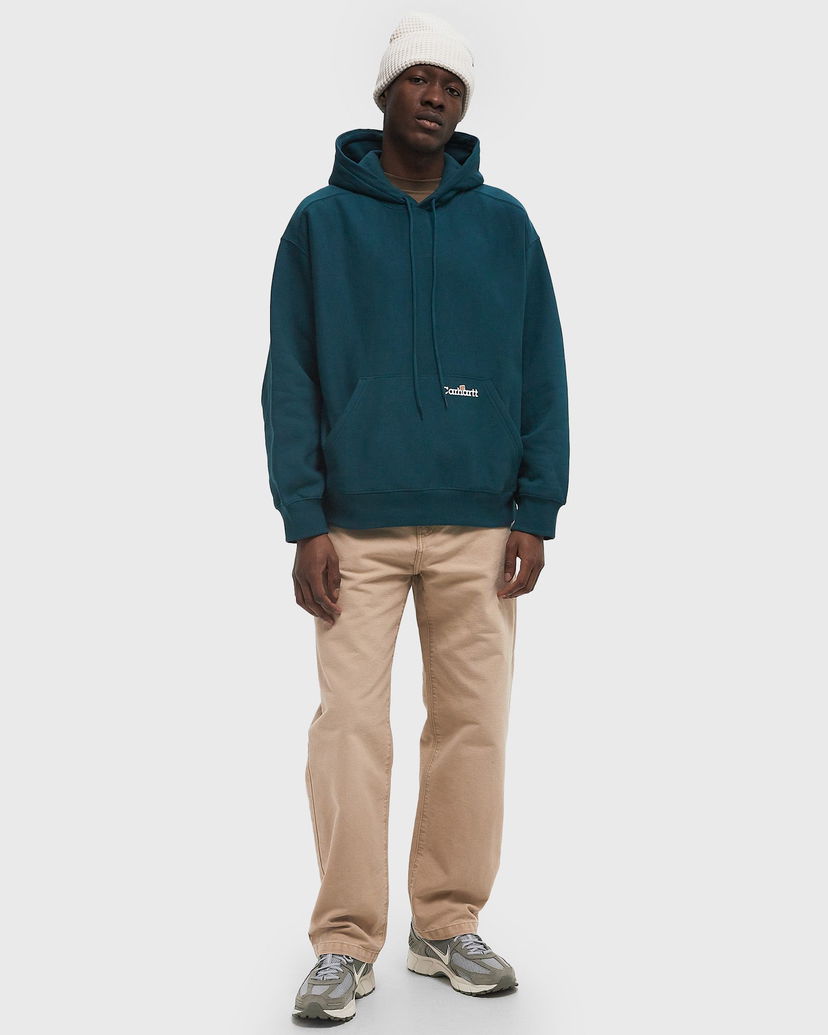 Pulover Carhartt WIP Carhartt WIP Label Script Hoodie Modra | I034430_2M1_XX