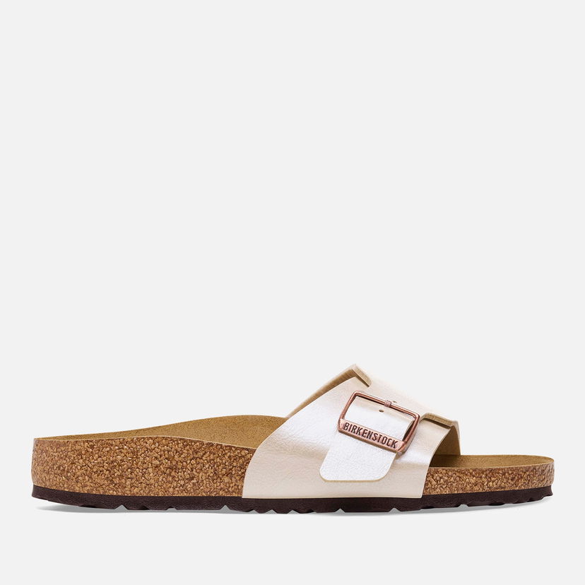 Superge in čevlji Birkenstock Women's Catalina Graceful Slim Fit Single Strap Sandals - Pearl White Bež | 1026631