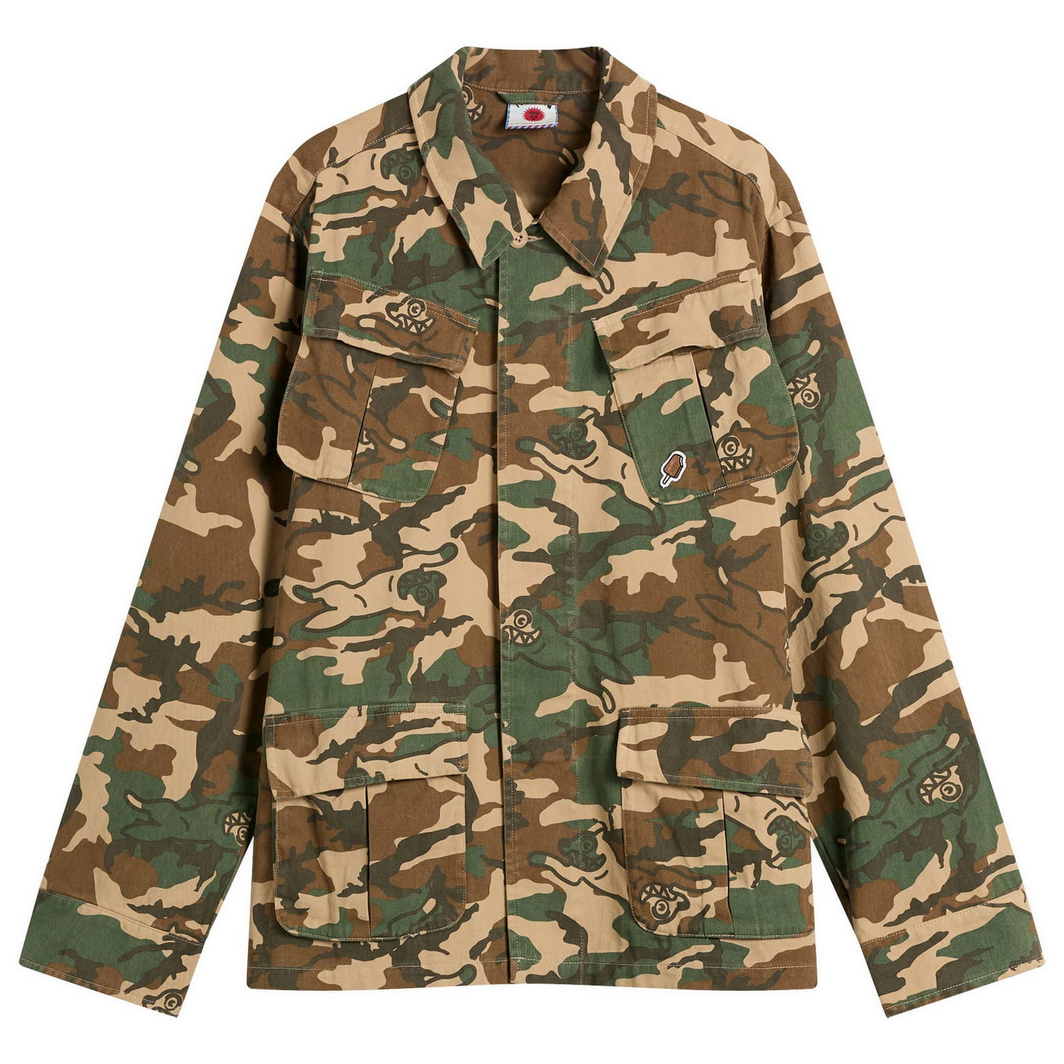 Jakna BBC IceCream Running Dog Jungle Fatigue Field Jacket, Size Large Večbarvna | IC25304-CAM, 1