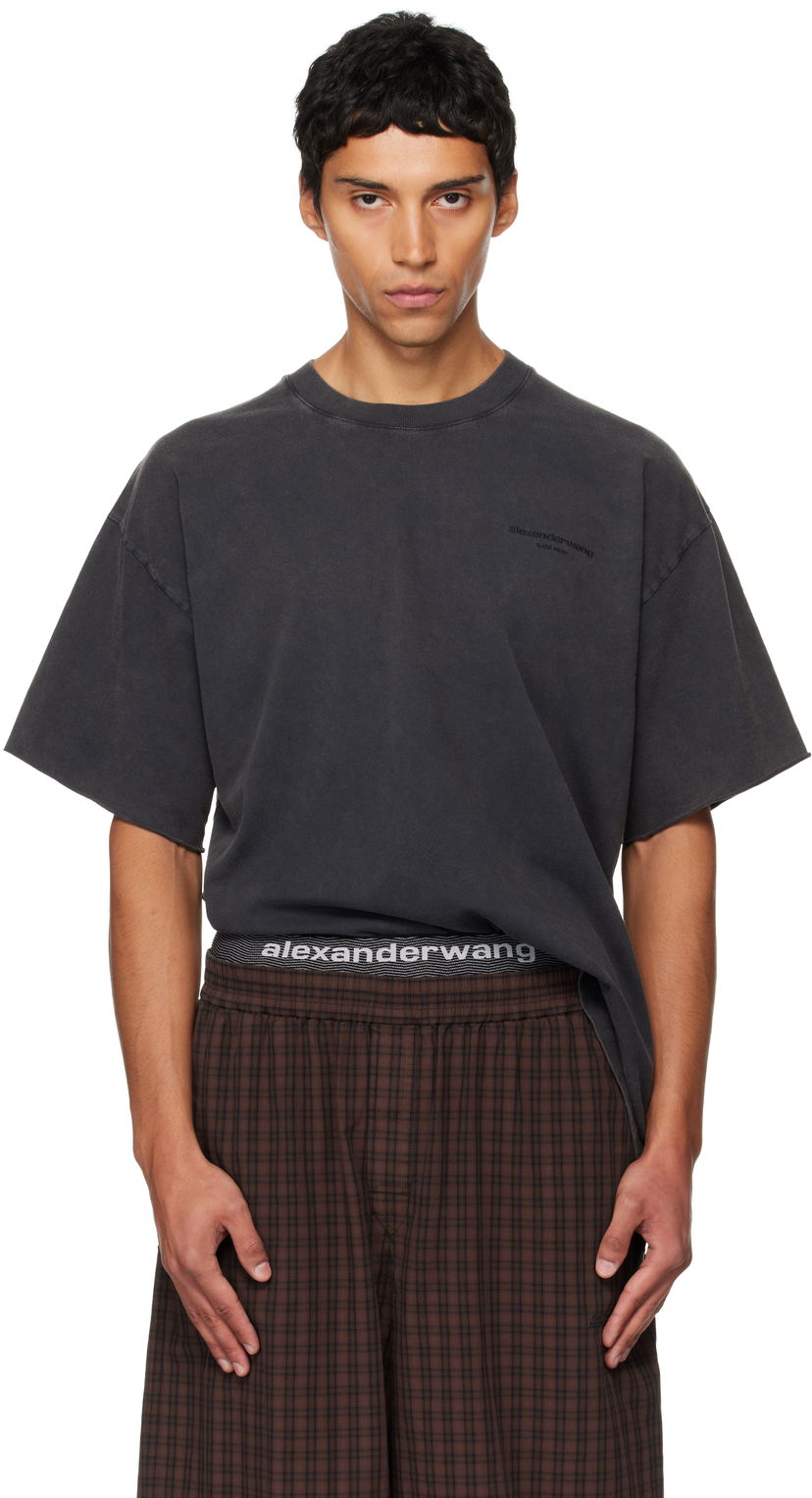 Majica Alexander Wang Alexander Wang Short Sleeve T-Shirt Črna | 6CC3251101