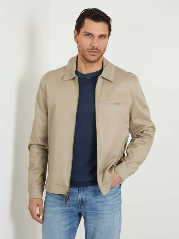 Jakna GUESS Embossed Logo Jacket Bež | M4GL11WG550, 0