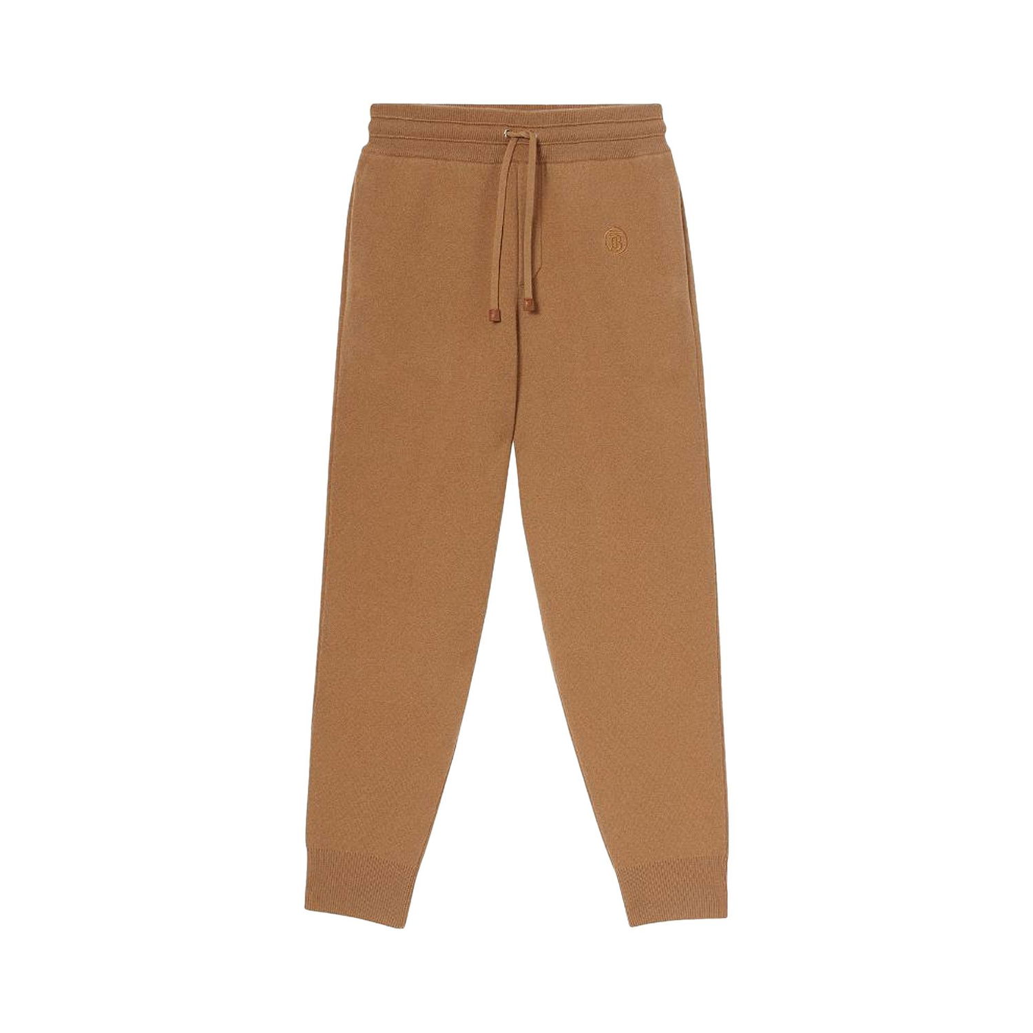 Trenirka Burberry Monogram Motif Cashmere Blend Jogging Pants Bež | 8037510, 1