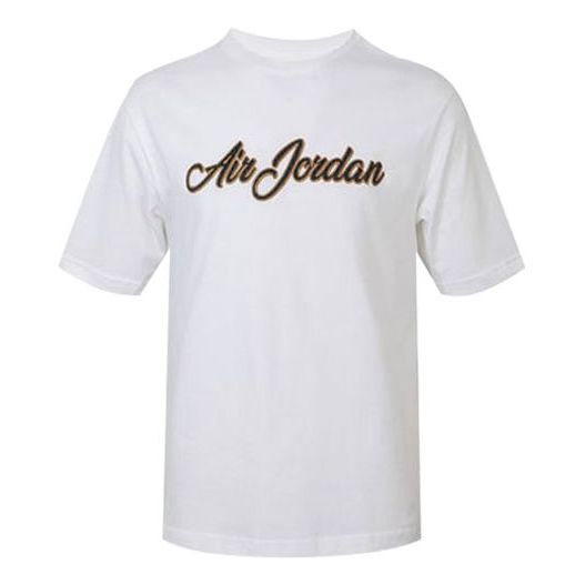 Majica Jordan Air Jordan Remastered Logo Embroidered T-Shirt Bela | CJ6218-100