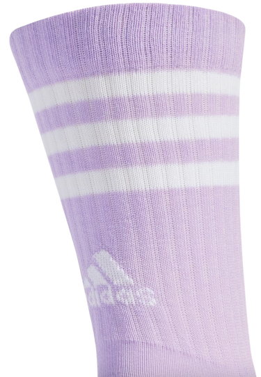Nogavice adidas Performance 3-Stripes Cushioned Crew Socks - 3 Pairs Lila | JW2766, 2