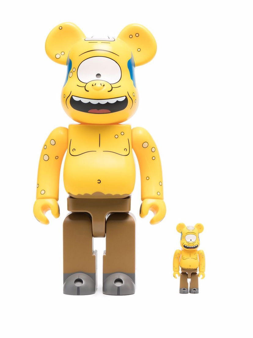 Collectibles Medicom Toy The Simpsons Cyclops 100% and 400% figures - Yellow Rumena | 14SIMPSONS17855336