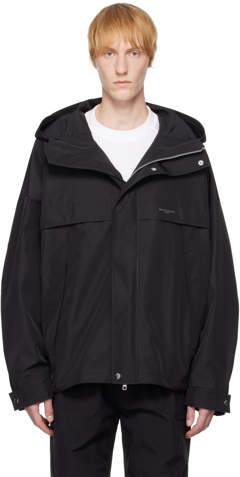 Vetrovka WOOYOUNGMI WOOYOUNGMI Hooded Jacket Črna | W251JP11