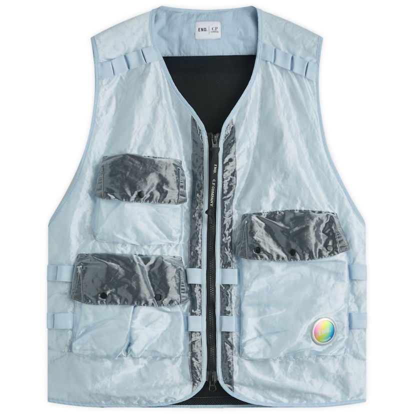 Telovnik C.P. Company END. x Kan-D Technical Vest Turkizna | 19CSVE033A