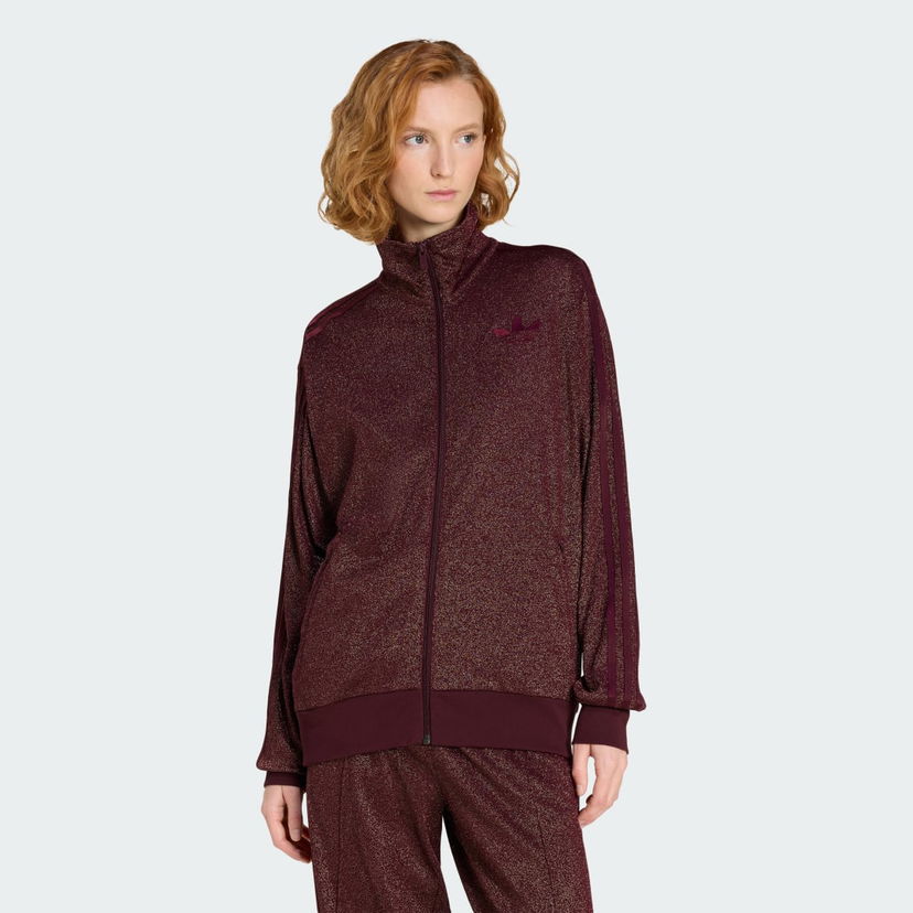 Jakna adidas Performance adidas Originals Lurex Firebird Track Top Bordo | KS7788